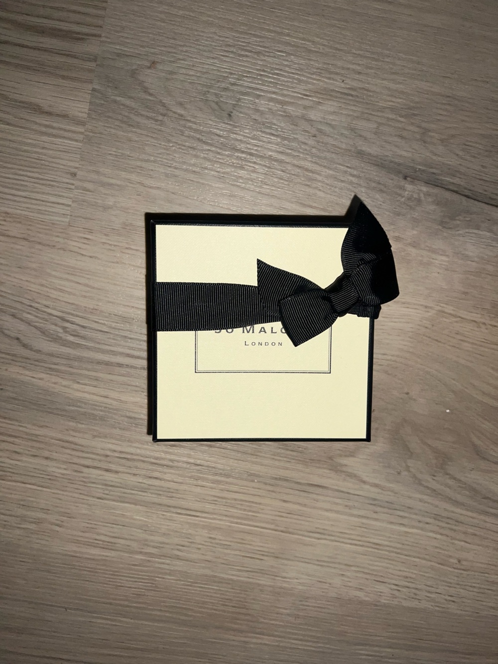 Jo Malone Small Cream & Black Gift Box | Empty Luxury Gift Box